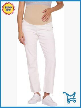 Maternity Secret Fit Belly Slim Straight Leg Jeans Size S